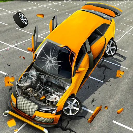 Realistic car crash